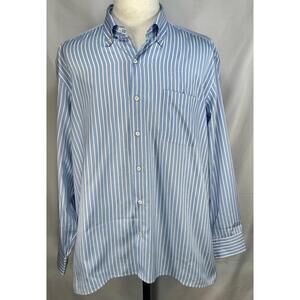 Solemare Maus Hoffman Cotton Striped Oxford Blue Mens 3XL